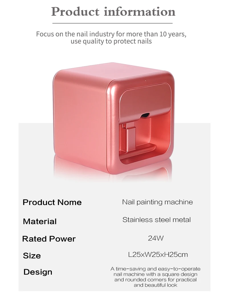 Nailgogo Nail Salon Mini Electric Wifi Painting Auto Mobile Electric 3d ...