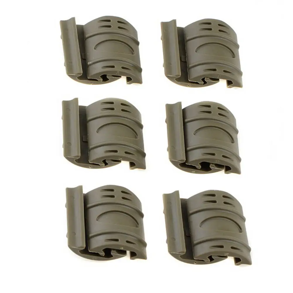 棕褐色 12 包橡胶卡扣防护护手步枪皮卡汀尼织女护手护栏保护罩