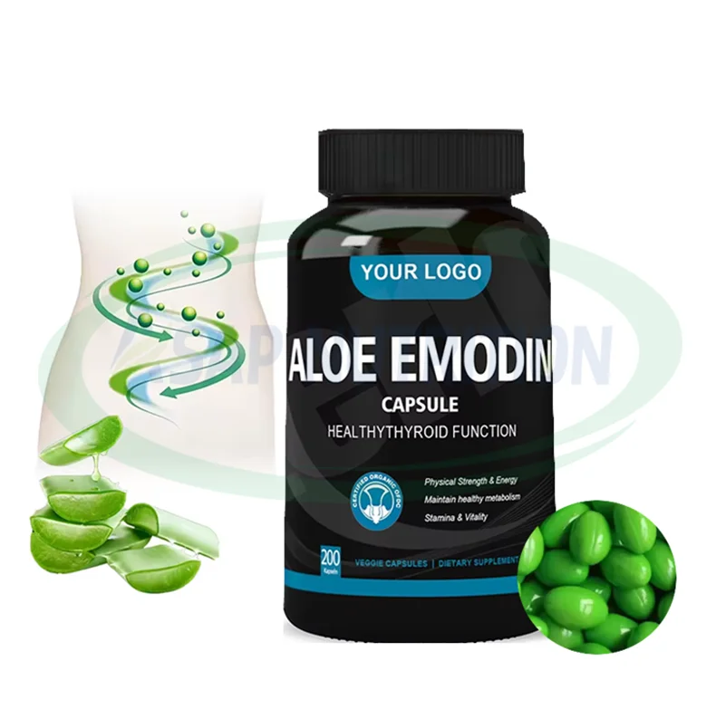 Ausreson Herbal Supplement Aloe Vera Extract Capsule Weight Management Fat  Burning Aloe-emodin Aloe Emodin Capsules