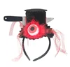 Factory price novelties black min hat with knife and eye scary Halloween party headband