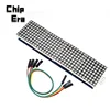 MAX7219 Dot Matrix Module For Arduino Microcontroller 4 In One Display With 5P Line Red Green Blue