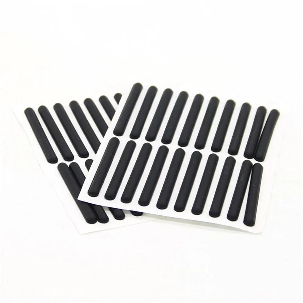 Rubber Self Adhesive Silicone Feet Laptop Square Nonslip Rubber Feet