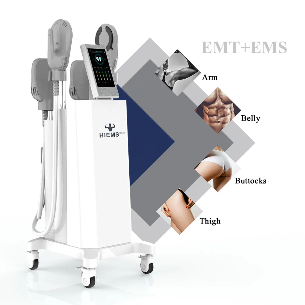 Latest generation hiemt ems pro portable em body sculpt machine hiemt + ems  2 in 1 hiemt pro max