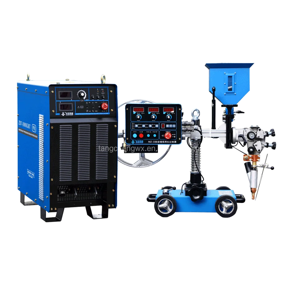 Welding Source And Flux Recovery System Equipped Submerged Arc Welding Machine 4 Wheels Welding