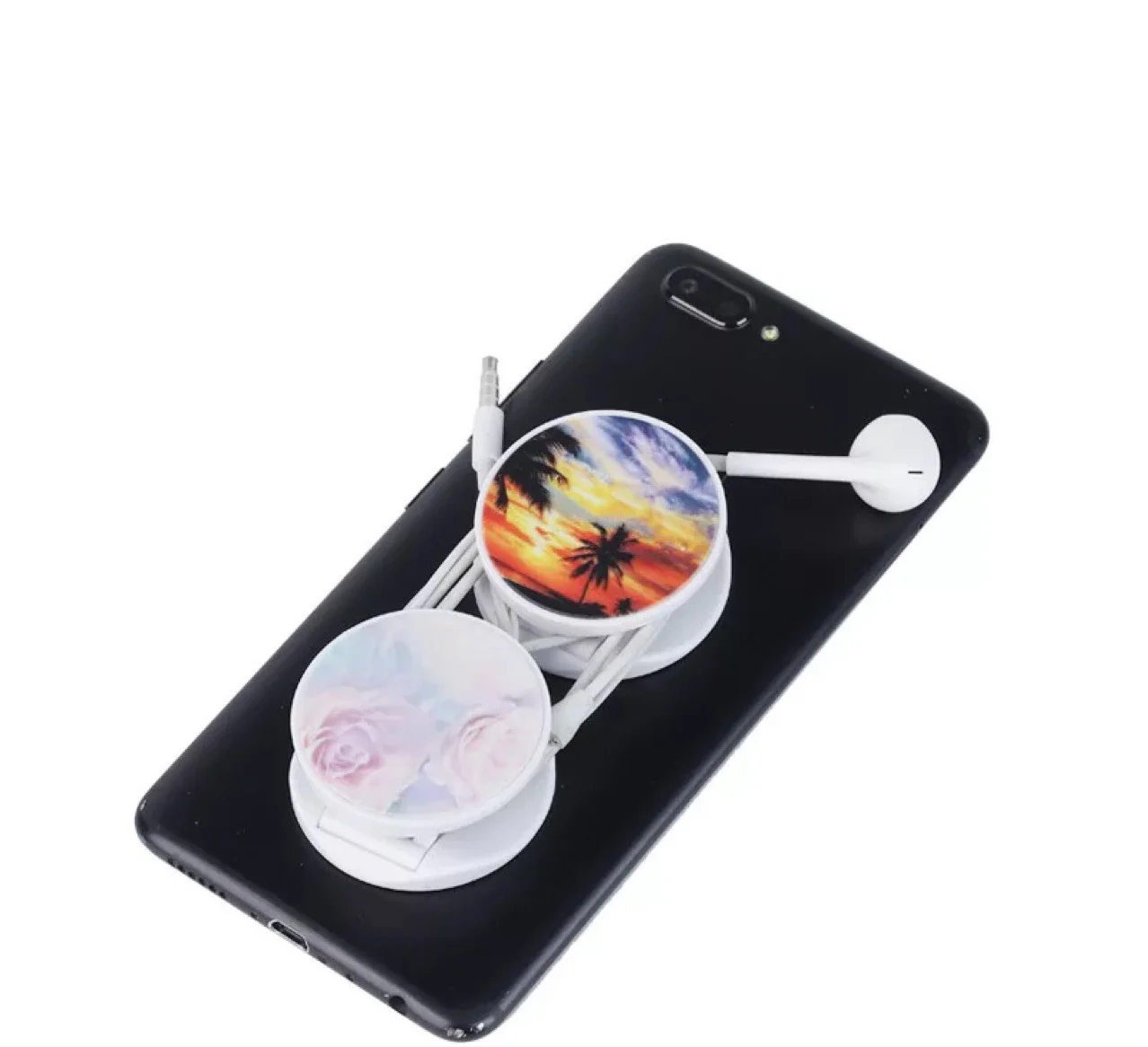 
2020 Factory Wholesale Free Custom Logo Foldable Finger Ring Rainbow Push-pull Bracket Phone With Logo for Cell Phone 