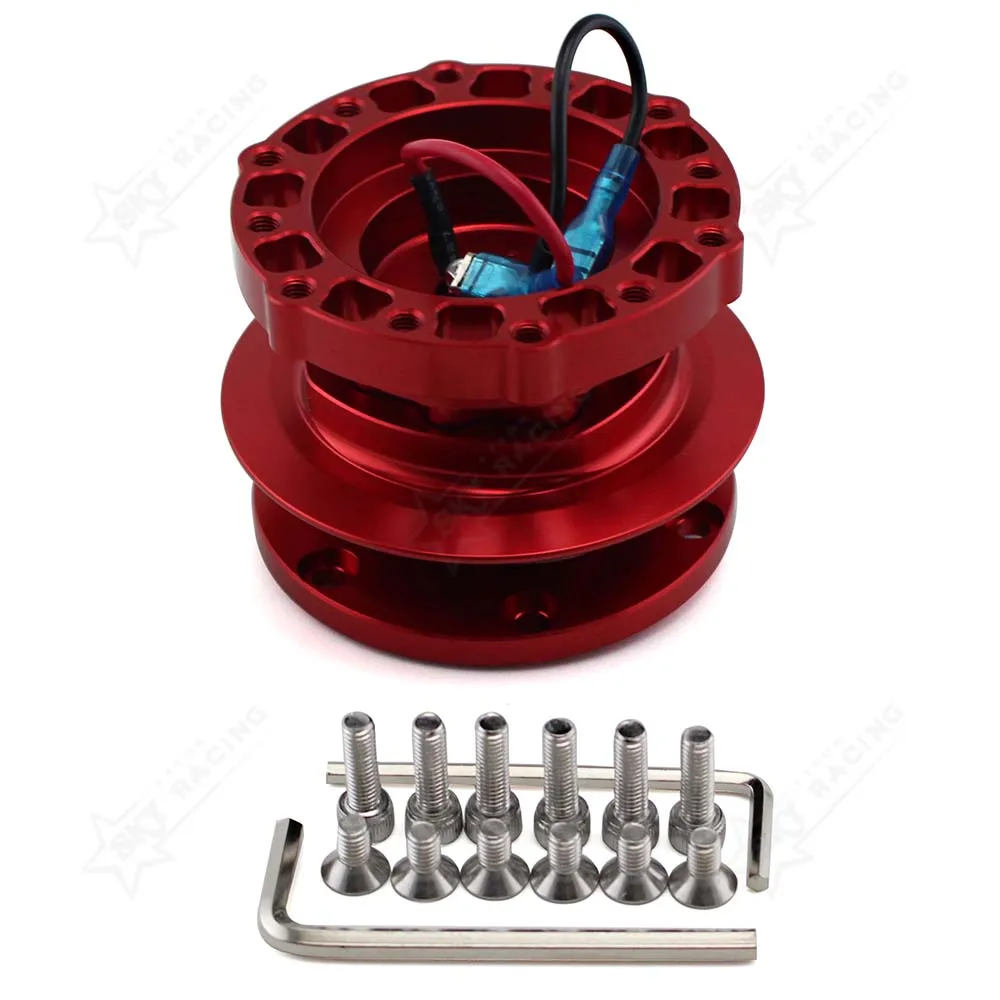 12 Bolts Quick Release Steering Wheel Universal Hub Adapter Boss Kit Aluminum Steering Wheel