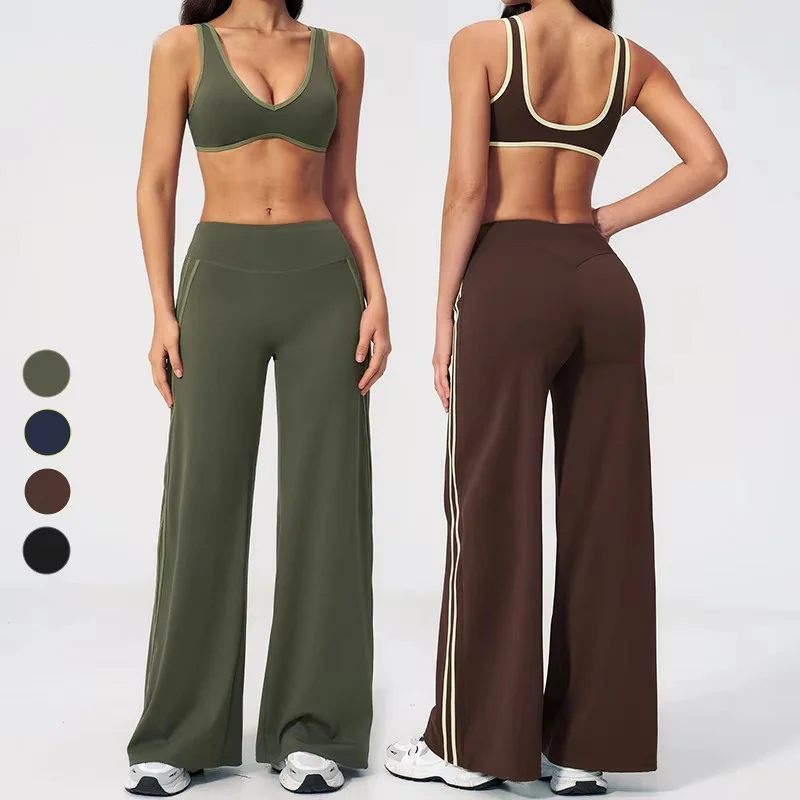 Wide-Leg Workout Set