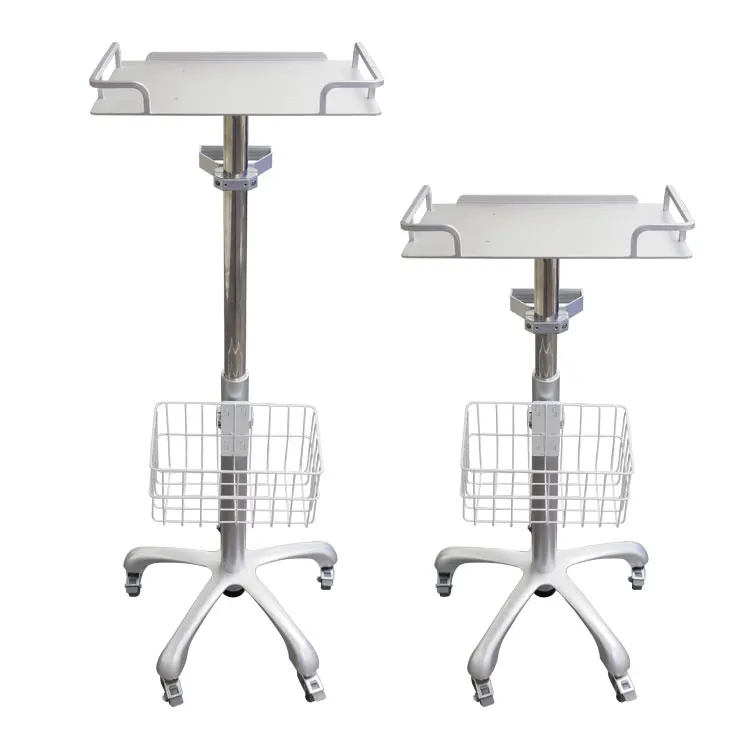 product hospital medical stainless steel monitoring instrument trolley for ecg ultrasound cart-61