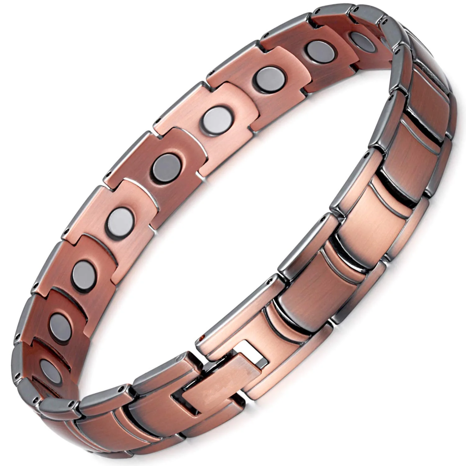 Fashion Adjustable Copper Strong Magnetic Bangle Benefits Men's ...