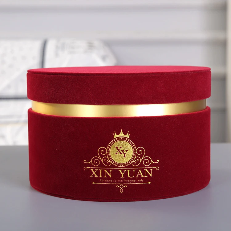 High Quality Wholesale Custom Round Luxury Velvet Flower Box - Buy Luxury Velvet Flower Box