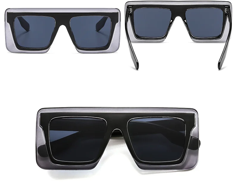 mocoo新款时尚超大号太阳镜多彩大框太阳镜时尚个性两色男女通用太阳