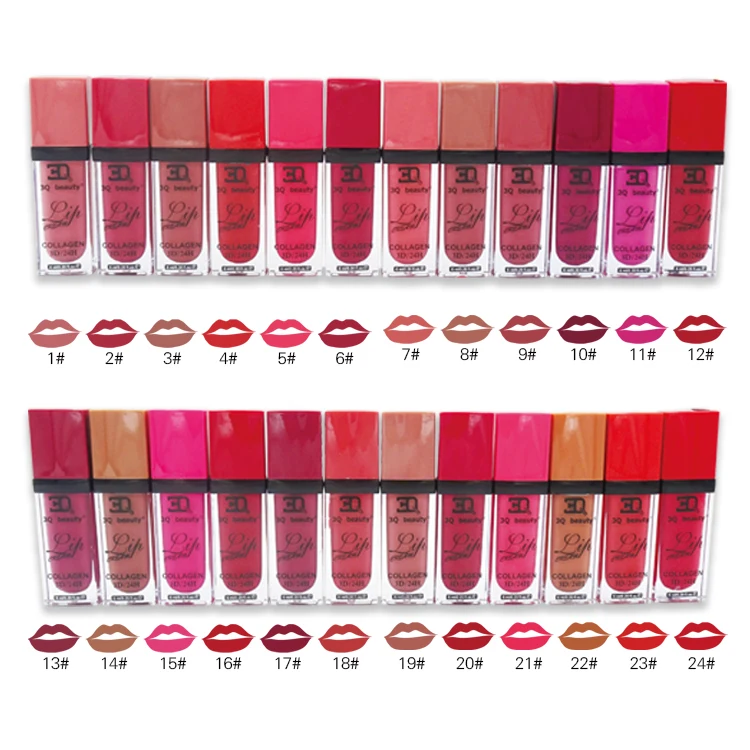 3q Beauty Hot-selling Liquid Lipstick Long Lasting Color Lip Gloss ...