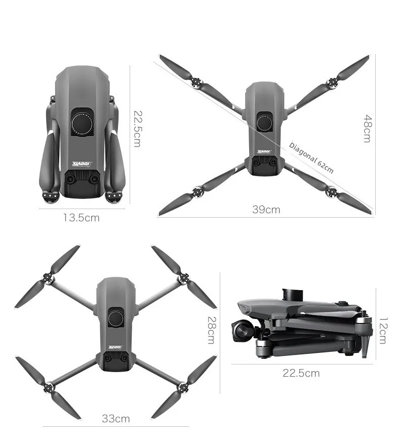 A25 PRO Drone New 8K HD Aerial 3-Axis Gimbal Long Battery Life RC GPS 6km Range Drone 5.5inch Chscreen Brushless Dron VS P7MAX