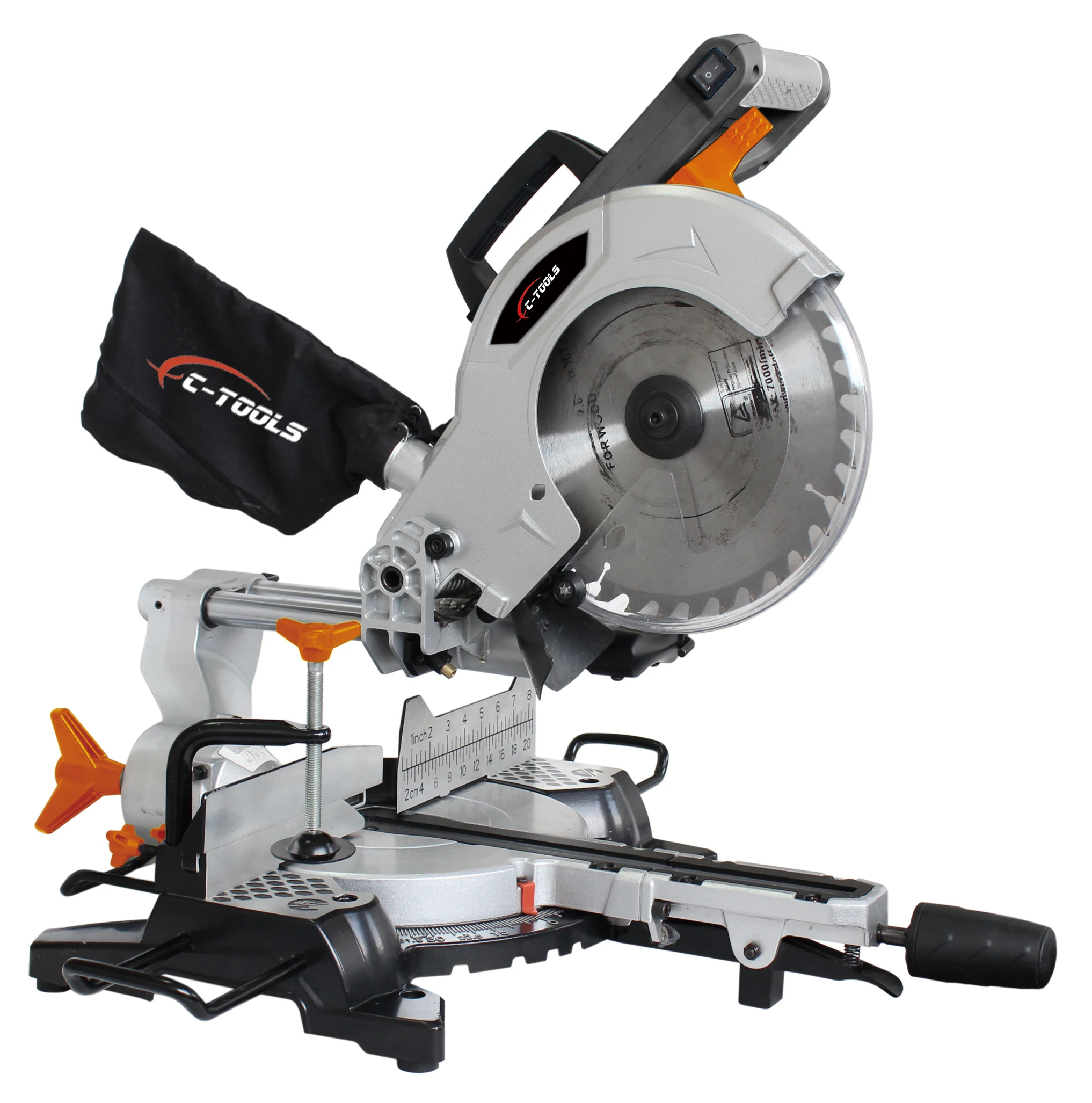 
J1XL-DU11-255 1800W 255mm Dual slide rails for accuracy High mitre capacity-55L/55R Semi-professional Sliding mitre saw 