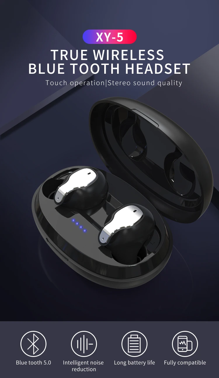 Customizable Logo Mini In Ear Wireless Bluetooths Headphone Earphones - ANKUX.COM