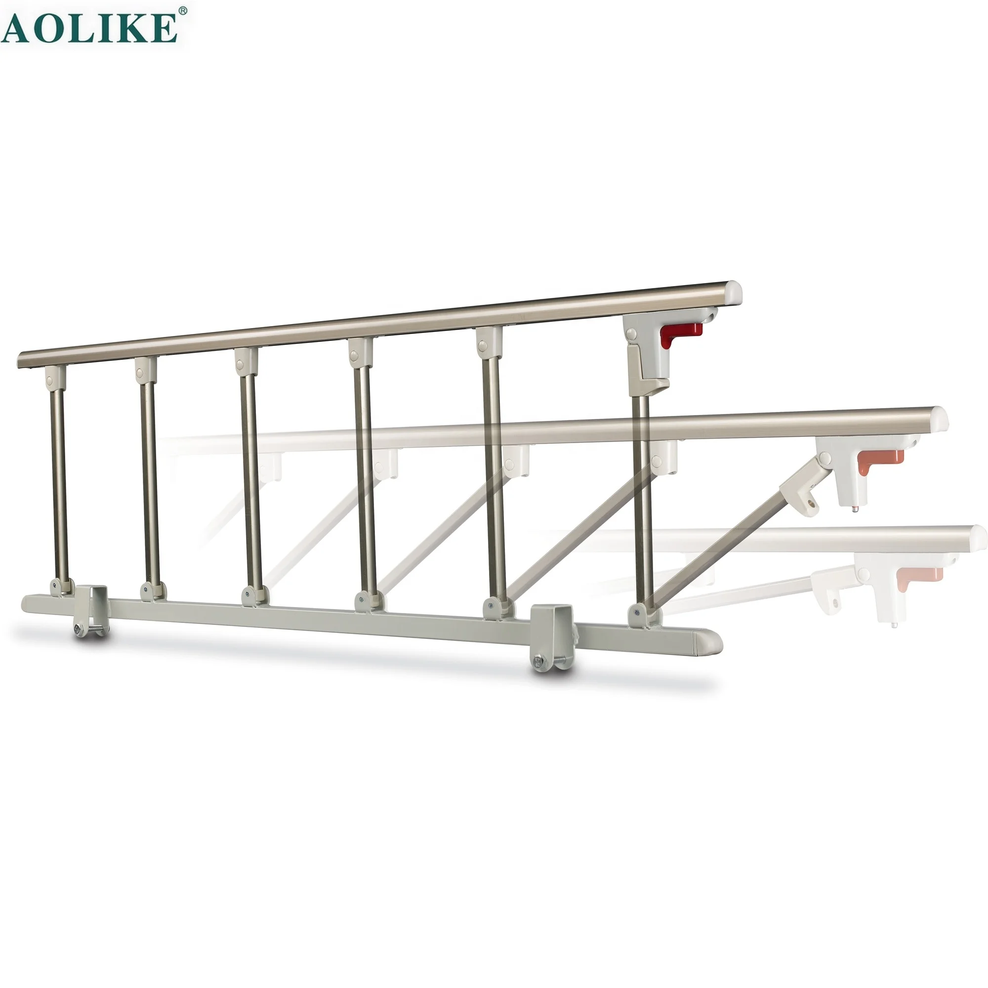 Hospital Furniture Accessories Hospital Bed Parts Aluminum Bedside Rail ...