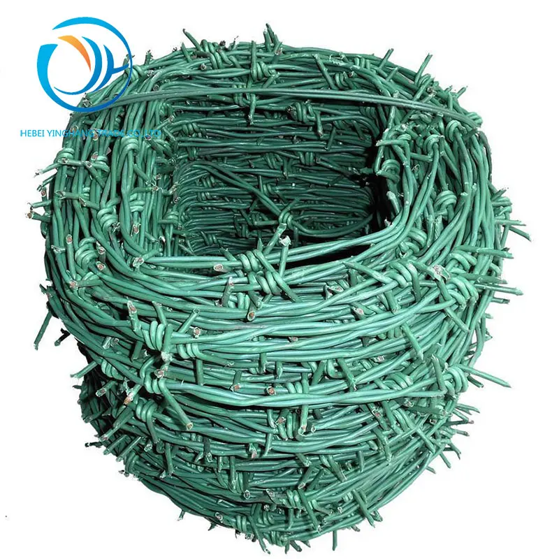 16 Gauge Pvc Coated Galvanized Barbed Wire For Fence Buy High Quality