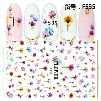 New Year Nail Art Sticker Diy Chinese Style Lucky Nail Decal Letter