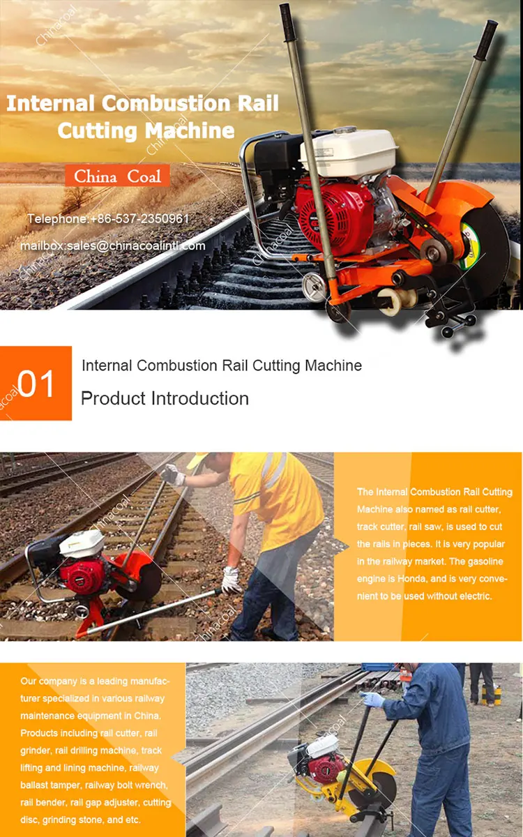 Electric Rail Cutting Machine Steel Rail Cutter Saw Machine