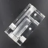 rectangle acrylic machining bonded block crystal CNC milled acrylic component drilled perspe engineering polishing manifold