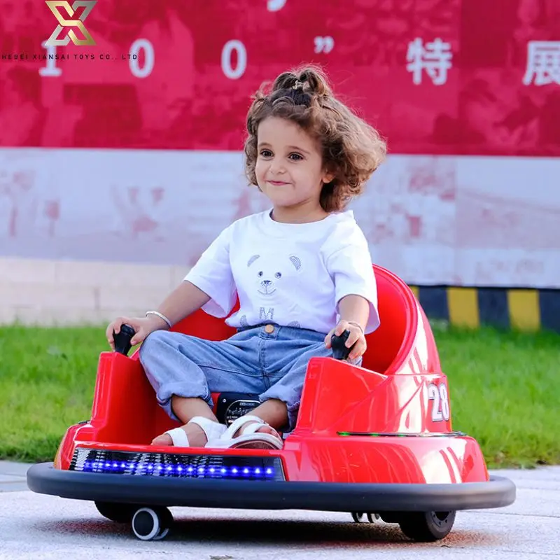 Kids Indoor Riding Drift Car 360 Rotating Electric Car With Remote