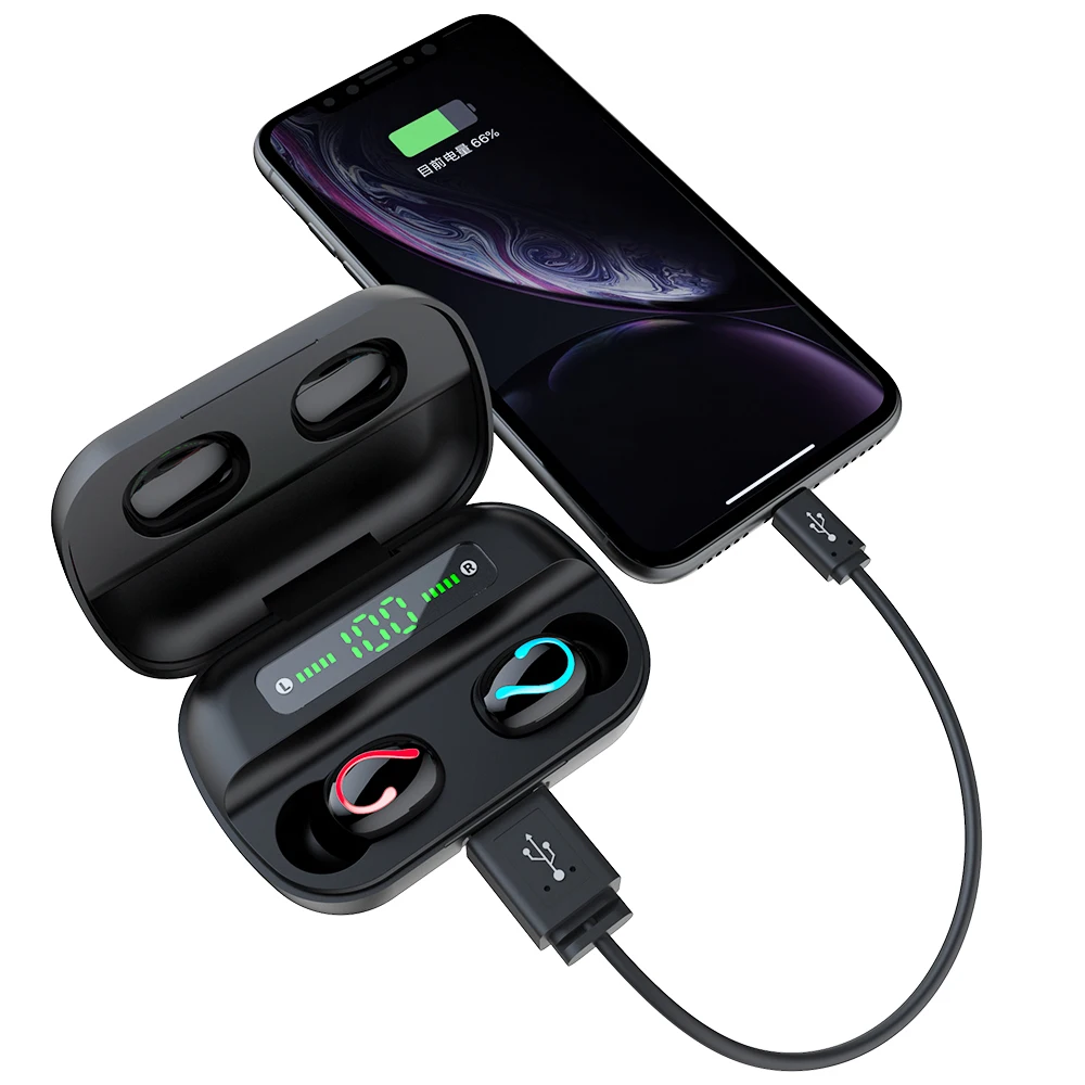 Ipx5 Waterproof Wireless Earbuds Bluetooth 5.0 Stereo Mini Earphone Earbuds Headphones - ANKUX.COM