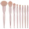 2019 New issued Taper powder brush make up eye shadow 8pcs brochas de maquillaje profesional brush kit Beauty cosmetic
