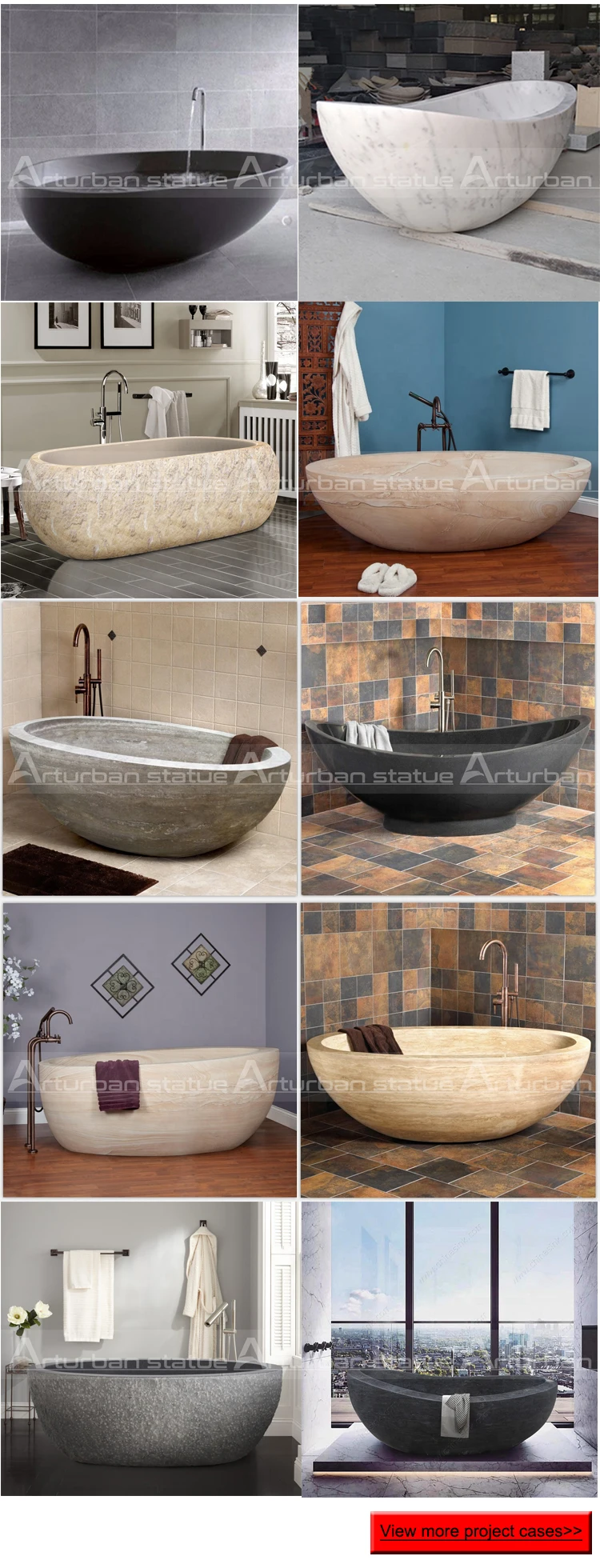 marble freestanding bath