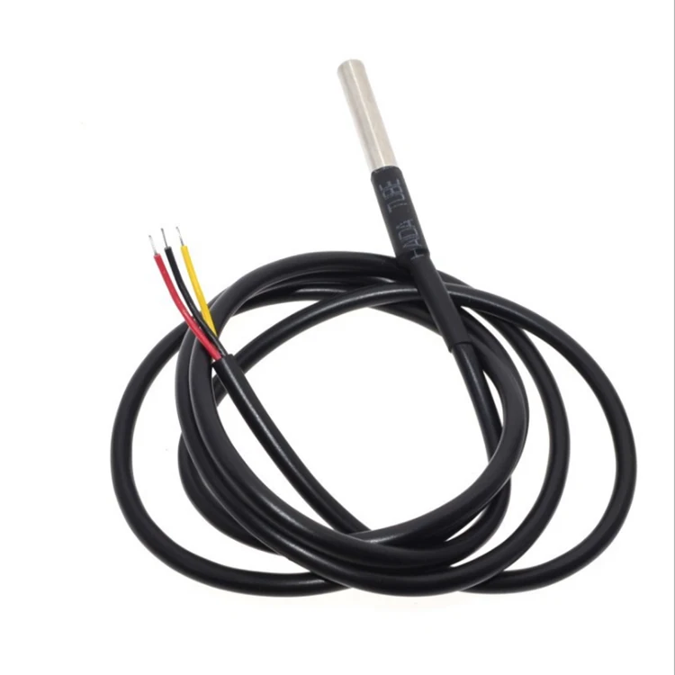 Waterproof DS18B20 Temperature Sensor with Customized Probe and Cable