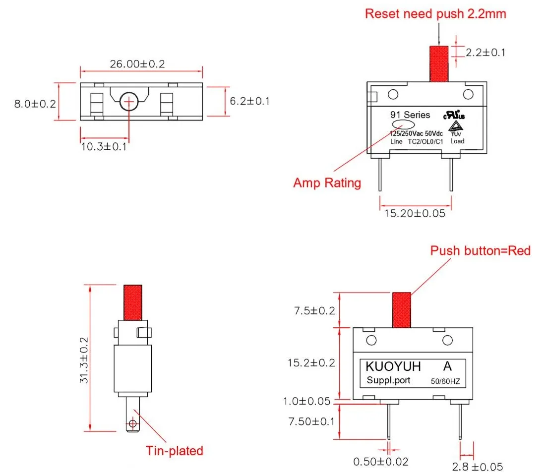 125 250vac 50vdc ts схема подключения на детской машинке