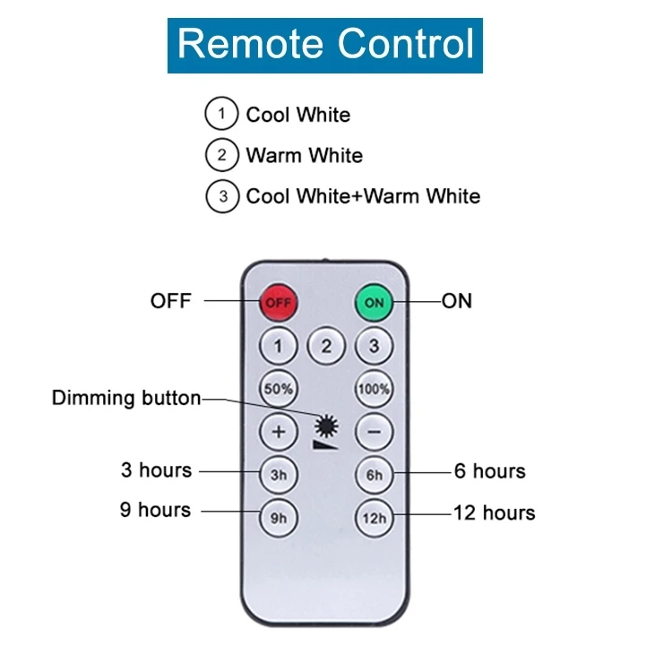 USB Powered Remote Control Flexible Home Office Study Reading Room Clip LED Table Night Lamp