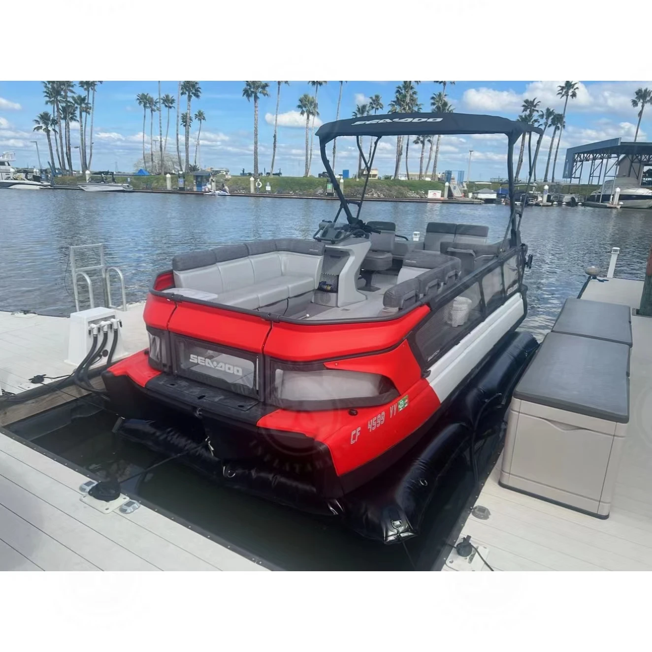 Air Dock Inflatable Boat Lift Inflatable Boat Docking Systems Jet Ski