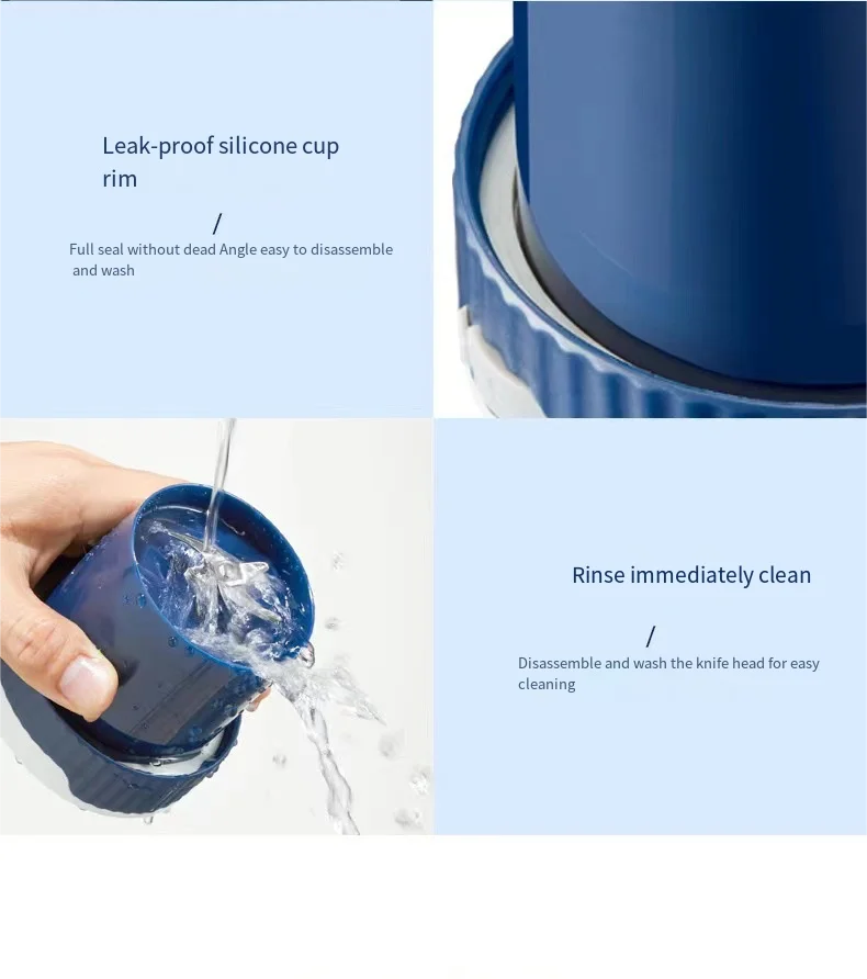 High Power Big Capacity 1000ml Personal Portable Juicer Cup 2 In 1