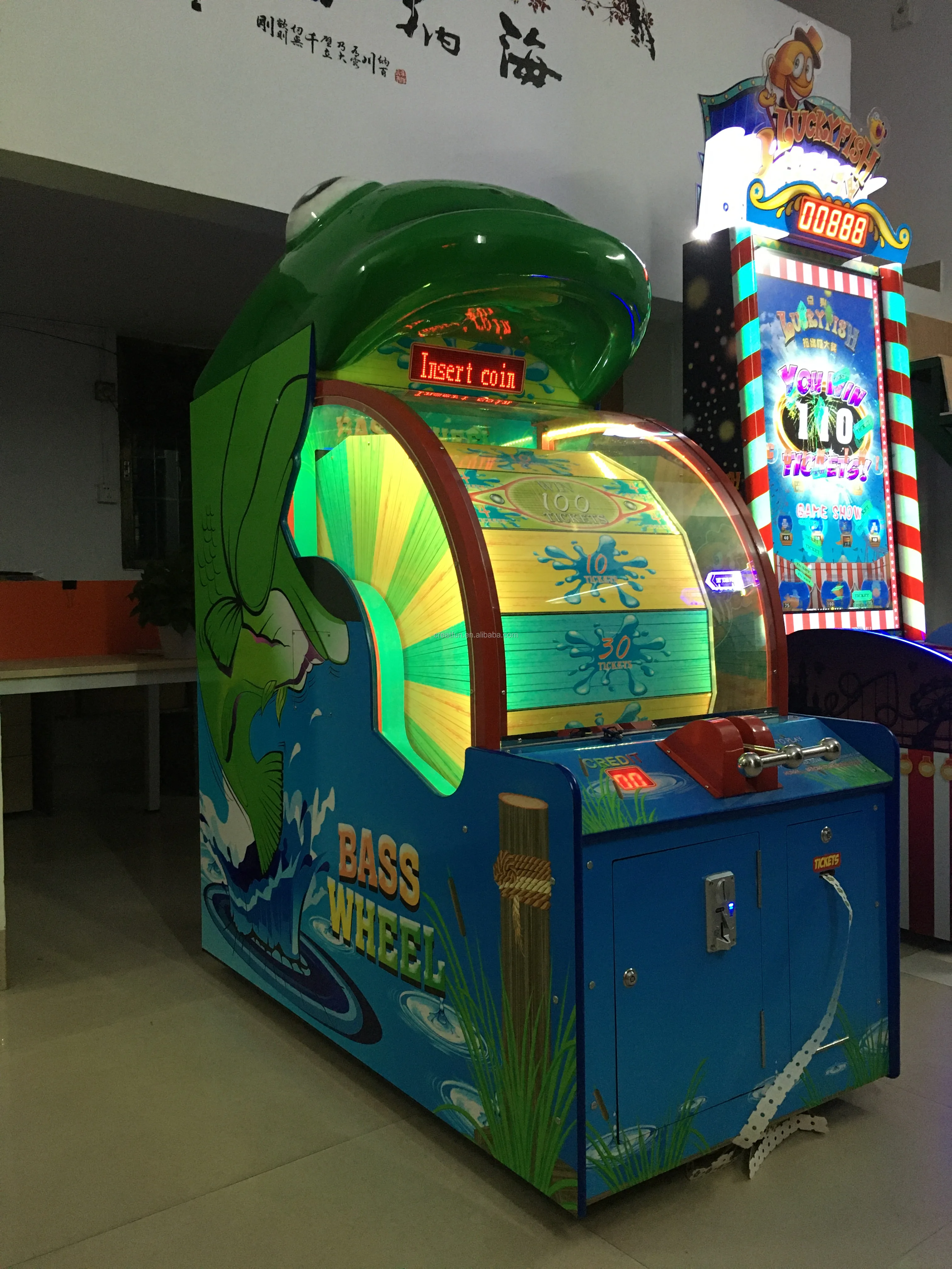 Coin Operated Kids Skill-base Lottery Ticket Arcade Redemption Big