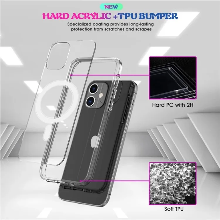 Fundas De Celular Cell Phone Case Tpu For Iphone 12 Mag Safe Case - Buy ...