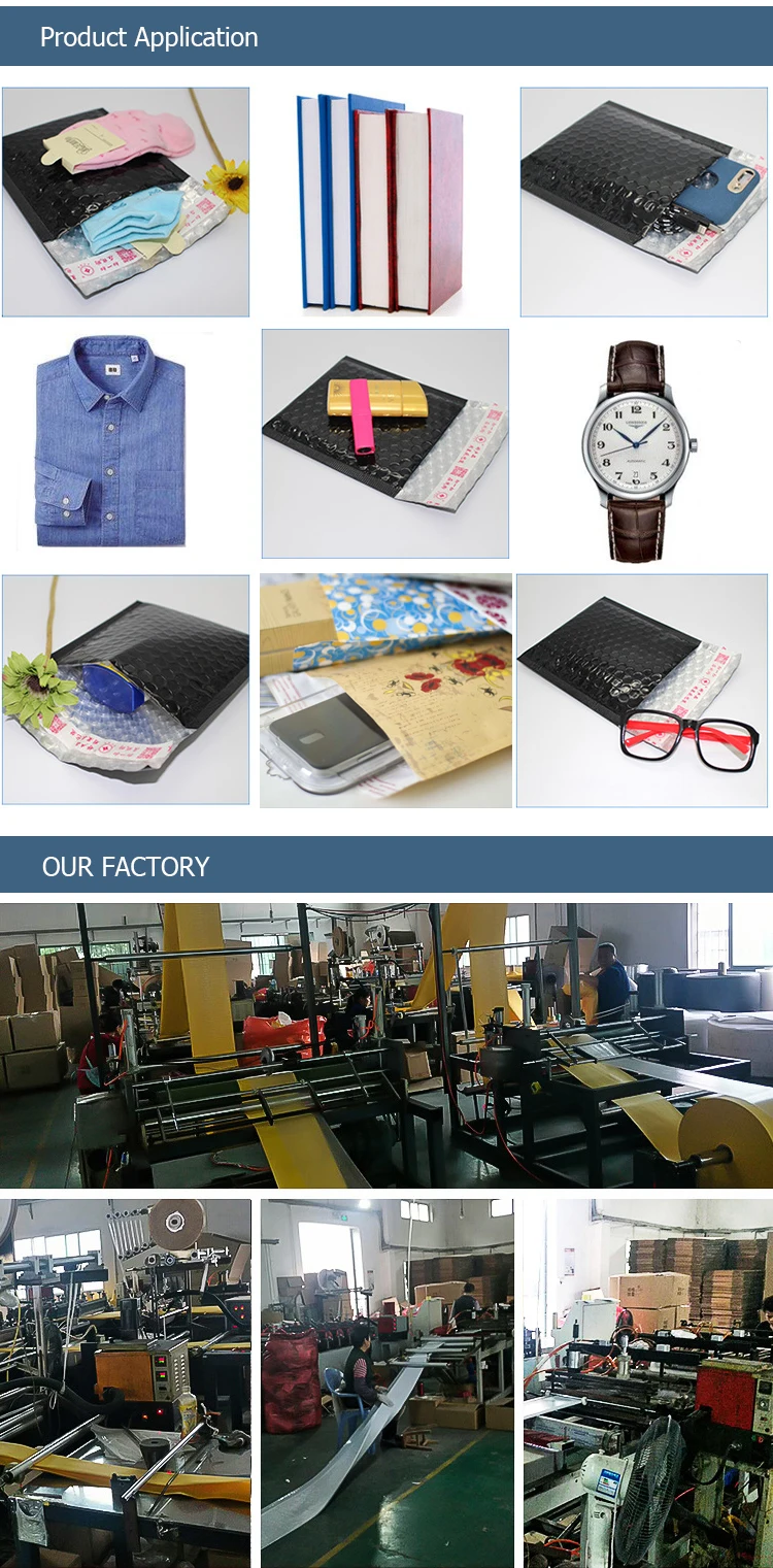 wholesale Waterproof Postal Courier Mailing Envelope Air Bubble Mailer Bag Envelopes Plastic Bags for sale