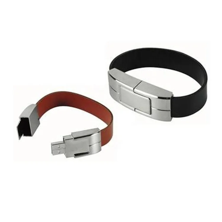 Hot selling leather wristband Usb Flash Drive stick bracelets u disk pendrive - ANKUX.COM