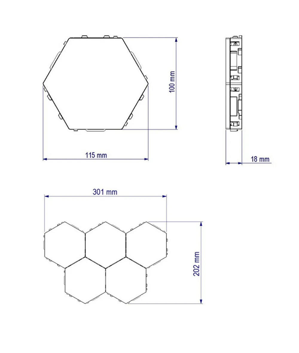 7 adet takim petek panel altigen led dokunmatik isik kuantum lamba petek moduler led isik dokunmatik duyarli manyetik gece lambasi buy petek panel altigen led dokunmatik isik kuantum petek panel altigen led dokunmatik