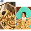 /product-detail/customized-120-120cm-colour-carton-pattern-bamboo-and-cotton-bath-gauze-infant-wrap-baby-blanket-62304223385.html