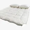 China products plain white luxury bedding set hotel cotton bed sheets