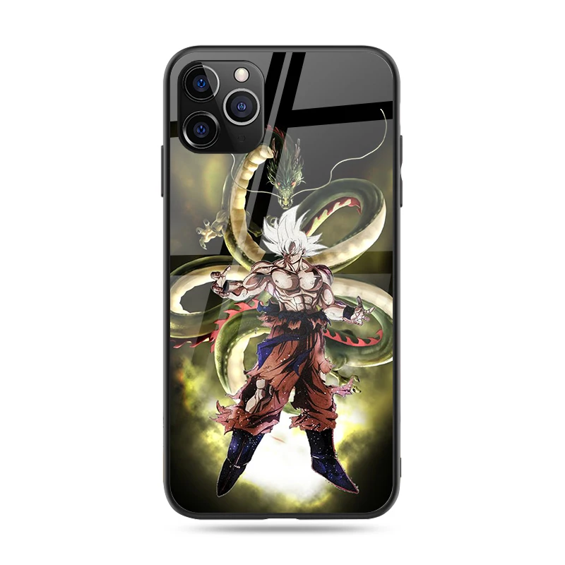 Custom Design Dragon Ball Super Anime Glass Phone Case For ...