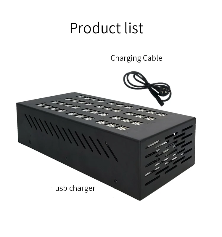 80-Port 80A 400W Multi USB Charger  Charging Station Dock Universal Mobile Phone Desktop Chargers for mobile phone