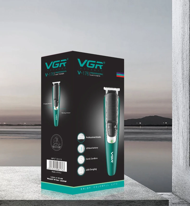 VGR V-176 Professional Hair Trimmer for Men
