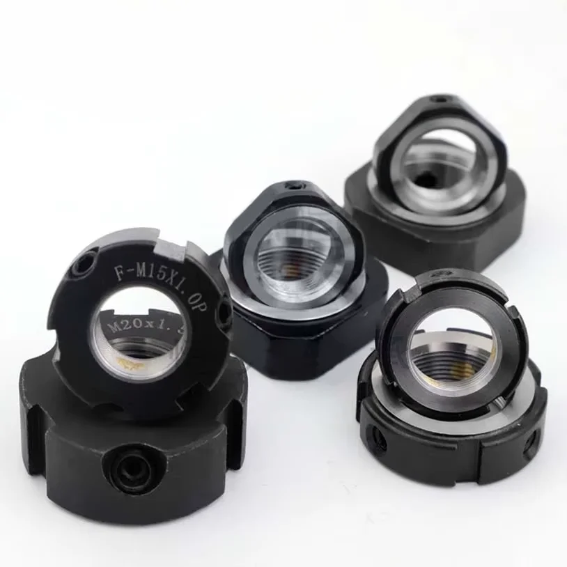 product hd lock nut collection f type r type rn type square precision top ball screw bearing spindle retaining fine thread cap 15-17