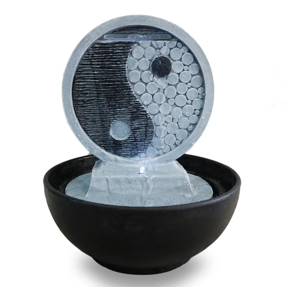China Home Decor Resin Yinyang Feng Shui Water Fountain Indoor Buy
