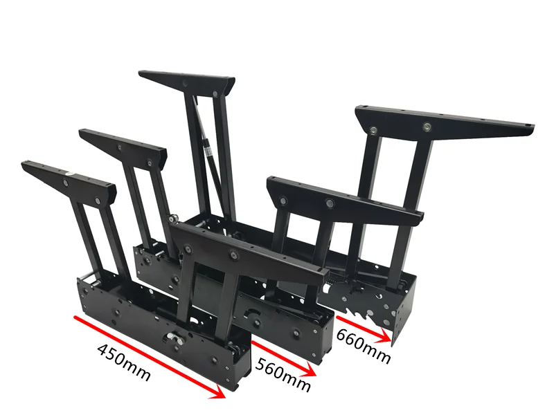 New Design Space Saving Table Lift Up Mechanism B121h Folding Table