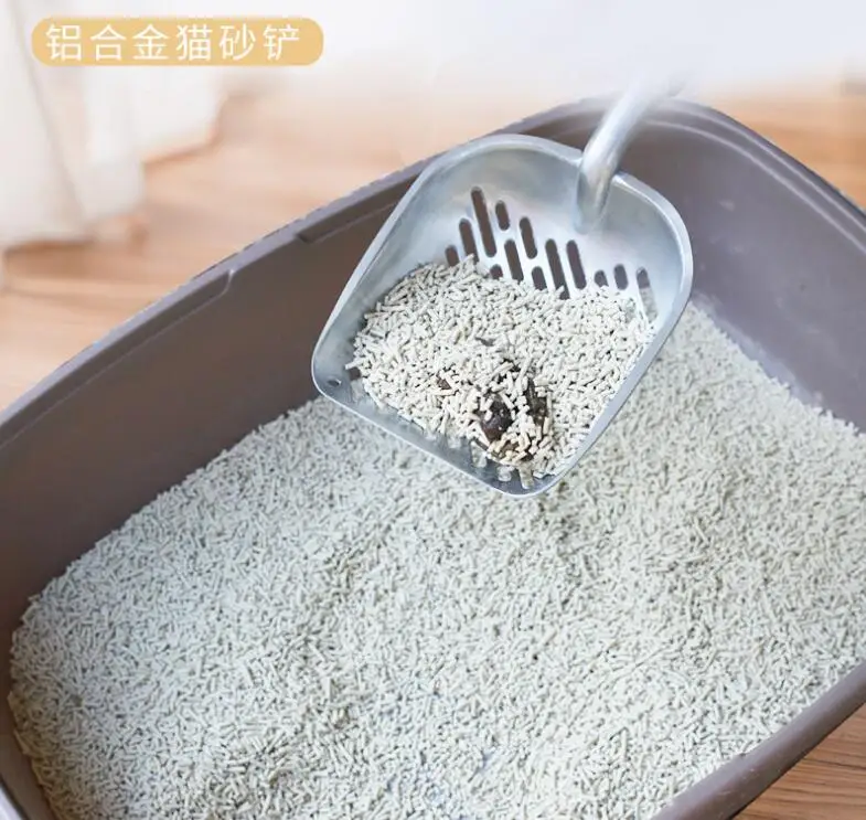 Aluminum Integrated Pickup Cat Litter Scoop Shovel Pet Iron Large