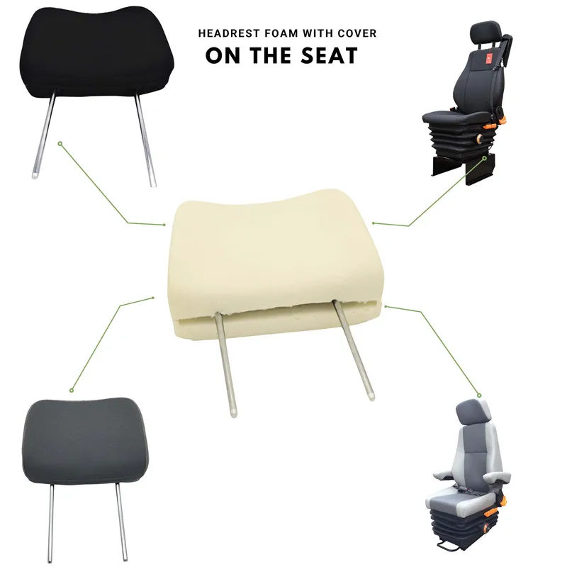 4 Gears Adjustable Car Seat Headrest Pillow With Adjustment 75mm