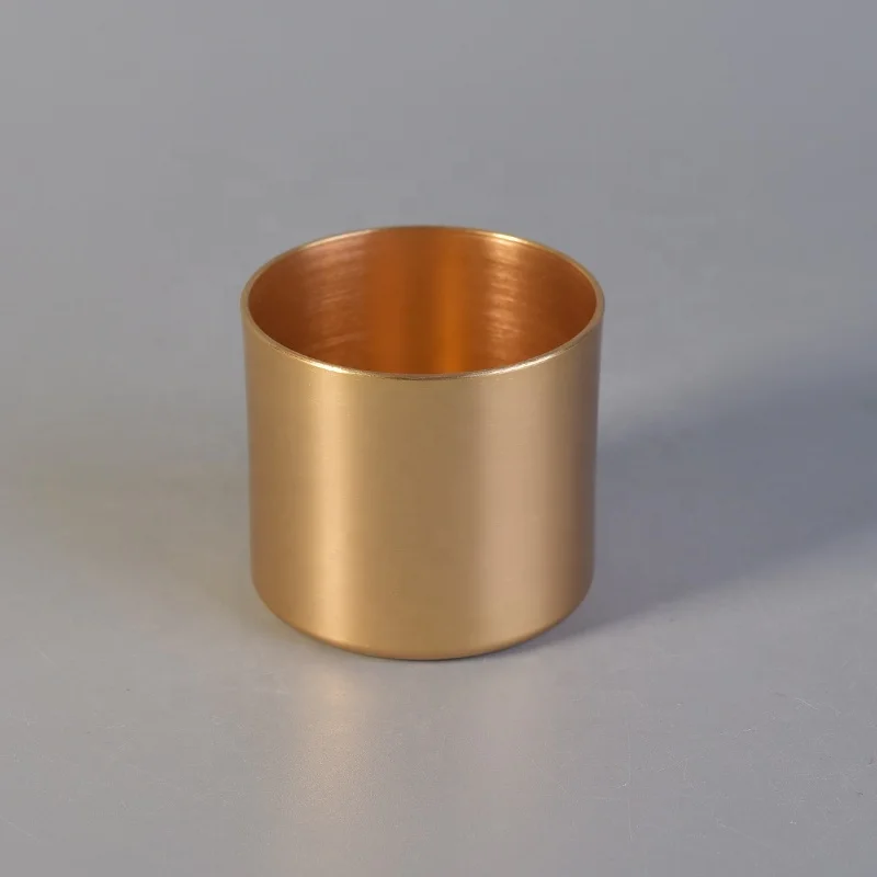 aluminum candle container with lid home decor