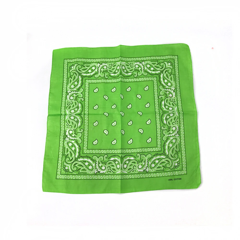 100 Cotton 55x55cm 22x22inch Fashion Classic Headbands Handkerchief